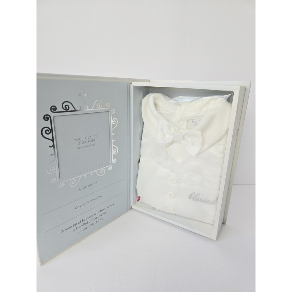 Elegant Baby Christening Suit Blessed 6-9 months NEW‎